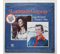 LORETTA LYNN & CONWAY TWITTY - LORETTA LYNN & CONWAY TWITTY sing the great country hits TVP 1010 (LP vinyl record)