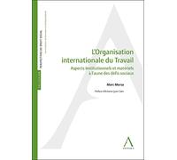 L'organisation internationale du Travail: Aspects institutionnels et matériels à l'aune des défis sociaux