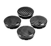 LORGL 4pcs 56mm Glossy 3D Carbon Fiber Pattern Wheel Center Cap Hub Cover for GOLF Skoda Yeti Rapid Octavia Fabia Citigo 5JA601 151A