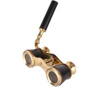 Lorgnette Loup183 Binoculars Opera Glass Brass Leather Wooden Box Palazzo Exclusive
