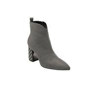 'Lori' Block-Heel Ankle Boots Lotus Grey 5