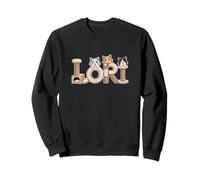 Lori Cat Trees - Personalized Cute Name Word Art Sweatshirt