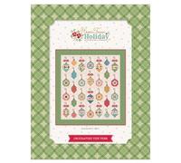 Lori Holt Decorating the Tree Quilt Pattern - Home Town Holiday Collection by Bee in My Bonnet for Riley Blake | Vintage Christmas Quilt Design | Finished Size 80.5” x 86.5”