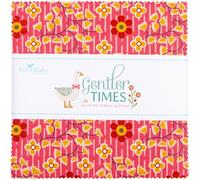 Lori Holt Gentler Times 5" Stacker 42 5-inch Squares Charm Pack Riley Blake Designs 5-16470-42