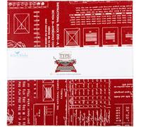 Lori Holt Type/ography A 10" Stacker 42 10-inch Squares Layer Cake Riley Blake Designs 10-16850A-42