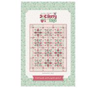 Lori Holt Vintage Applique Quilt Pattern | Berry & Sage Collection for Riley Blake Designs | 10" Stacker Friendly Quilt Paper Pattern | 69.5" x 88.5" Finished Size