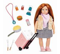 Lori Dolls - Mini Doll & Camping Set - Clothes & Accessories for 6-inch Dolls - Play Food, Cooler, Map & More - Toys for Kids - Jessa’s Camp Set, 3 Years +