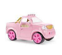 Lori Ride & Shine Pickup Truck for 6-Inch Dolls, Pink Toy Vehicle, Vehicles