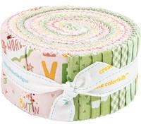 Lori Whitlock Baby Girl Rolie Polie 40 2.5-inch Strips Jelly Roll Riley Blake Designs RP-16770-40