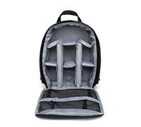 LORIER Camera Backpack Bag Waterproof Outdoor Photography Backpack Video DSLR Camera Bag Fit For Nikon Fit For Canon Camera bag (Color : Seize If Grey)