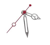 LORIER Silver Watch Hands Spare Parts Fit For NH35 NH36 NH35A NH36A 7s35 4r35 7009 Automatic Movement Red Second Blue/Green Lume Watch repair tools (Color : Green lume)