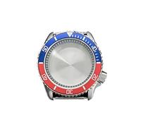 LORIER Stainless Steel Watchcase SKX009 42mm for NH35 NH36 4R35/36 7S26 Movement Sapphire Crystal Ratchet 120clicks Ceramic Bezel 10ATM Watch case (Color : A4)