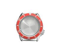 LORIER Stainless Steel Watchcase SKX009 42mm for NH35 NH36 4R35/36 7S26 Movement Sapphire Crystal Ratchet 120clicks Ceramic Bezel 10ATM Watch case (Color : A1)