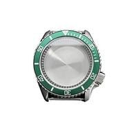 LORIER Stainless Steel Watchcase SKX009 42mm for NH35 NH36 4R35/36 7S26 Movement Sapphire Crystal Ratchet 120clicks Ceramic Bezel 10ATM Watch case (Color : A6)