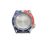 LORIER Stainless Steel Watchcase SKX009 42mm for NH35 NH36 4R35/36 7S26 Movement Sapphire Crystal Ratchet 120clicks Ceramic Bezel 10ATM Watch case (Color : A10)