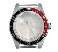 LORIER Watch Stainless Steel Case 41 Mm, Equipped with NH35/NH36 Automatic Movement, Aluminum Ring, Sapphire Glass Watch case (Color : One Size)