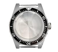 LORIER Watch Stainless Steel Case 41 Mm, Equipped with NH35/NH36 Automatic Movement, Aluminum Ring, Sapphire Glass Watch case (Color : 3)