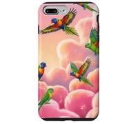 Lorikeet Bird Watcher Gift Pink Clouds Dreamy Sky Case for iPhone 7 Plus/8 Plus