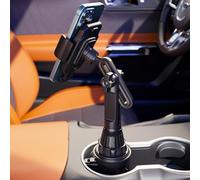 Lorima Cup Phone Holder for Car, [Easy to Install & Height Adjustable] Universal Hands Free Car Cup Phone Holder, Cell Phone Holder Car for iPhone Samsung and All 4-7in Cell Phones