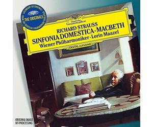 LORIN/WP MAAZEL - THE ORIGINALS-R.STRAUSS: SINFONIA DOMESTICA & M CD NEW
