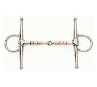 Lorina Copper Roller Full Cheek Jointed Snaffle - 6 inch