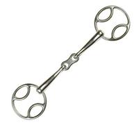 Lorina French Link Loop Ring Snaffle Silver (4In)