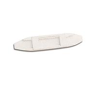 Lorina Rubber Curb Chain Guard (One Size) (White)