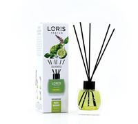 Loris Reed Diffuser - Patchuli&Bergamot - Aromatic Home Fragrance with Natural Essential Oils, 4.06 fl oz/120 mL - Long-Lasting, Non-Toxic, Gift Ready Scented Diffuser with Sticks for Room & Bathroom