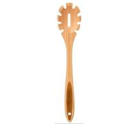 LorisArm 12.5" Bamboo Spaghetti Server Spoon, Wooden Pasta Fork Spoons Wood Noodle Spoon.