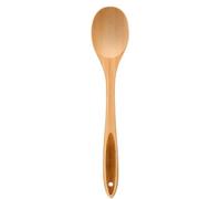 LorisArm Solid Cooking Spoon, 12.5" Large Bamboo Serving Spoons for Mixing Stirring, Wood Spoon for Nonstick Kitchen Utensils Tableware Wooden Scoop Spoon.