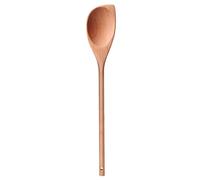 LorisArm Wooden Corner Spoon, 12'' Solid Beech Wood Spatula & Spoon, Handcrafted Kitchen Utensil, Scratch-Free, Easy to Clean, 100% Natural, 1 Piece