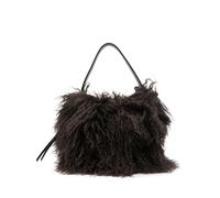LORISTELLA Emma faux-shearling shoulder bag - Brown OS