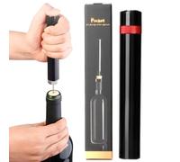 Loritia Aeropop Wine Opener, Loritia Wine Opener, Air Pressure Pump Bottle Opener, Simple Cork Remover for Home, Restaurant, Party (1, Red)