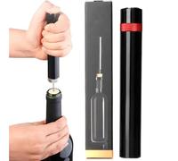 Loritia Aeropop Wine Opener, Loritia Wine Opener, Simple Cork Remover for Home Restaurant Bars Travel Picnic Party Lovers (Red)