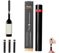 Loritia Wine Opener, AeroPop Wine Opener, Loritias Aeropop Wines Openers, Needle Type Wine Bottle Openers, Travel Portable Pocket Air Pressure Pump Wine Bottle Opener for Home, Party (Red 1 pcs)