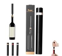 Loritia Wine Opener, AeroPop Wine Opener, Loritias Aeropop Wines Openers, Needle Type Wine Bottle Openers, Travel Portable Pocket Air Pressure Pump Wine Bottle Opener for Home, Party (Silver 1 pcs)