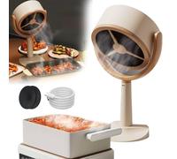 Lorivu Portable Smoke Purifier Fan - Low Noise Mini Cooker Hood for Kitchen, Home, Bbq, Hot Pot
