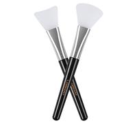 LORMAY 2 Pcs Premium Quality Silicone Face Mask Brush Applicator for Facials, Mud, Clay Mask, DIY, Modeling Mask, Body Lotion, and BB CC Cream