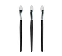 LORMAY 3 Pcs Silicone Eyeshadow and Lip Mask Makeup Brushes. Professional Tools for Applying Cream or Liquid Eye Shadows and Lip Colors