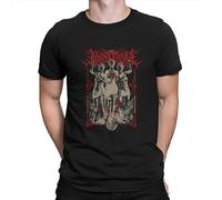 Lorna Shore est Tshirt for Men Pierced of The Abyss Round Neck Basic T Shirt Distinctive Birthday Gifts Tops Black M