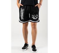 Lorna Shore - Logo & Sigil White Striped - Shorts - black - 3XL - 100% Polyester 3XL