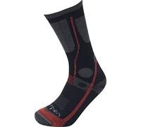 Lorpen T3 All Season Trekker Socks Black Red - S