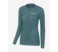 Lorpen Taku long sleeve thermal base layer women blue green - S