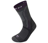 Lorpen Womens T3 Heavy Trekker Socks: Charcoal/Purple: S Size: S, Colo
