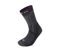 Lorpen Womens T3 Heavy Trekker Socks: Charcoal/Purple: M Size: M, Colo