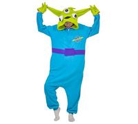 LorranTree Onesie Costume Jumpsuit Alien Costume Women Men Adults Relaxo Pyjamas Animal Alien Christmas Halloween Pyjamas, Green, L