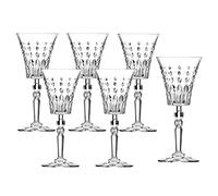 Lorren Home Trends Marilyn Set of 6 Red Wine Goblets
