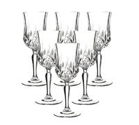 Lorren Home Trends Opera Red Wine Glass, Set of 6