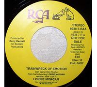 LORRIE MORGAN-trainwreck of emotion/ same RCA (45 single record)