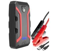 Lorrtta 2000A Peak Car Jump Starter Power Pack, 22200mAh Car Battery Booster & Power Bank, Portable Jump Starter for 12V Vehicles with LED Flashlight (Up to 6.0L Gas & 4.0L Diesel)